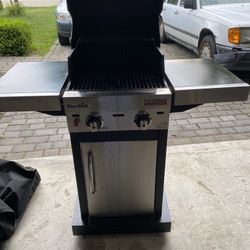 Well Cared For Char-Broil Performance Series Black 2 Burner Gas Grill with Bottle and Cover