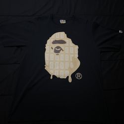 BAPE VALENTINE CHOCOLATE APE HEAD TEE ‘BLACK’