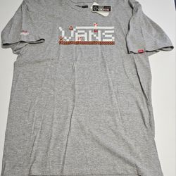 Nintendo Mario Vans T-Shirt Size L