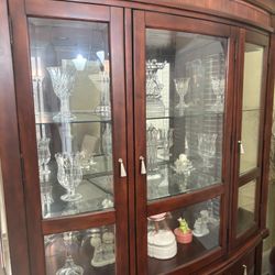 Two Piece China Cabinet 