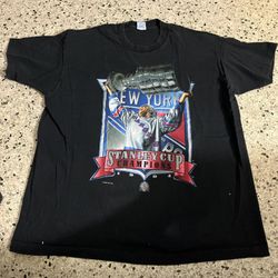 vintage 90s NEW YORK RANGERS STANLEY CUP CHAMPIONS 1994 NHL t-shirt HOCKEY XL