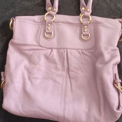 Leather Lavender Purse