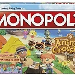 MONOPOLY Animal Crossing New Horizons Edition Board Game for Kids