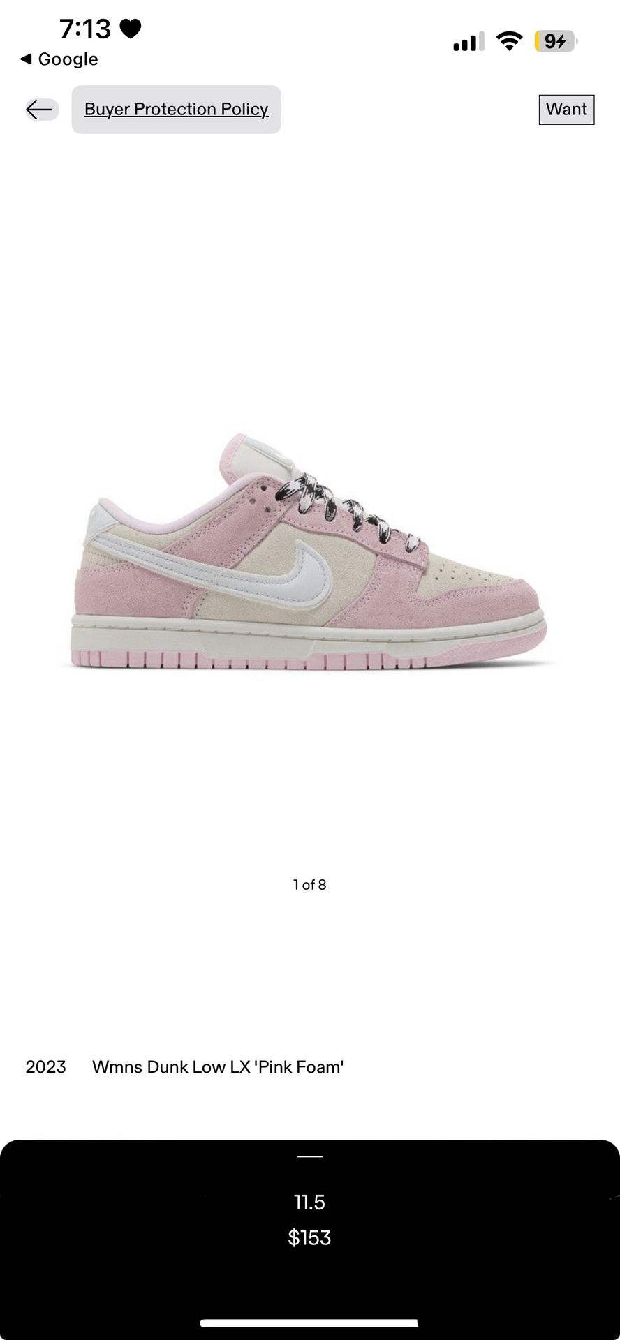 pink dunks