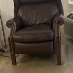 Leather chair: