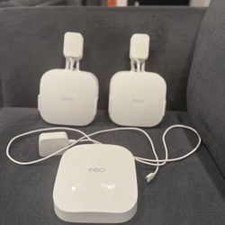 Eero Pro 6 (3 Pack) With 2 Wall Mounts Included