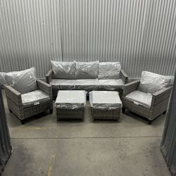 Outdoor Patio Furniture Couch Set