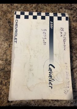 2004 CHEVY CAVALIER OWNERS MANUAL