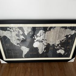 World Market World Map Wall Art