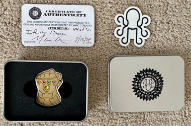 Rare Kraken Golf Dr. Doom / Infinity Gauntlet V2 Ball Marker – #44 of Only 50