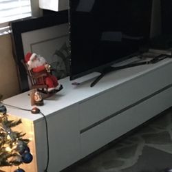 White TV stand