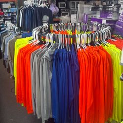 Safety Hoodie Long Sleeve High Visibility Construction Work Shirts Orange Yellow M-2XL