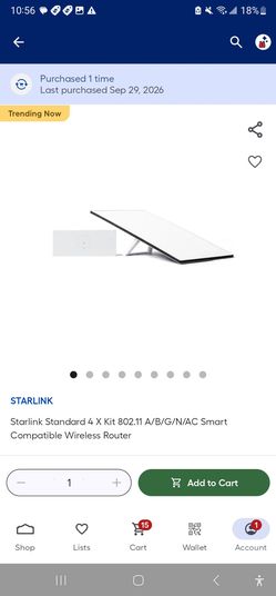 Starlink standard 4x kit