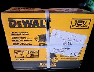 DeWALT DCD706B XTREME 12V MAX Brushless 3/8"Cordless Hammer Drill (Tool Only)NEW