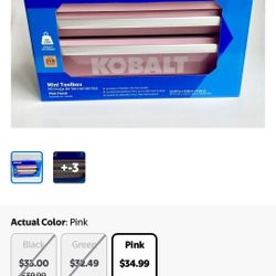Kobalt Mini Tool Box Pink