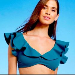 Ruffle Bralette Bikini Top