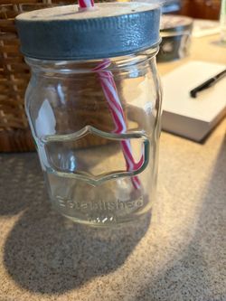 Set of 10 Glass Mason Jars