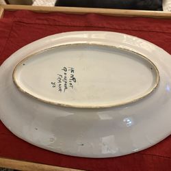 Quimper Pottery Platter Where Is It? 16.2 X 11