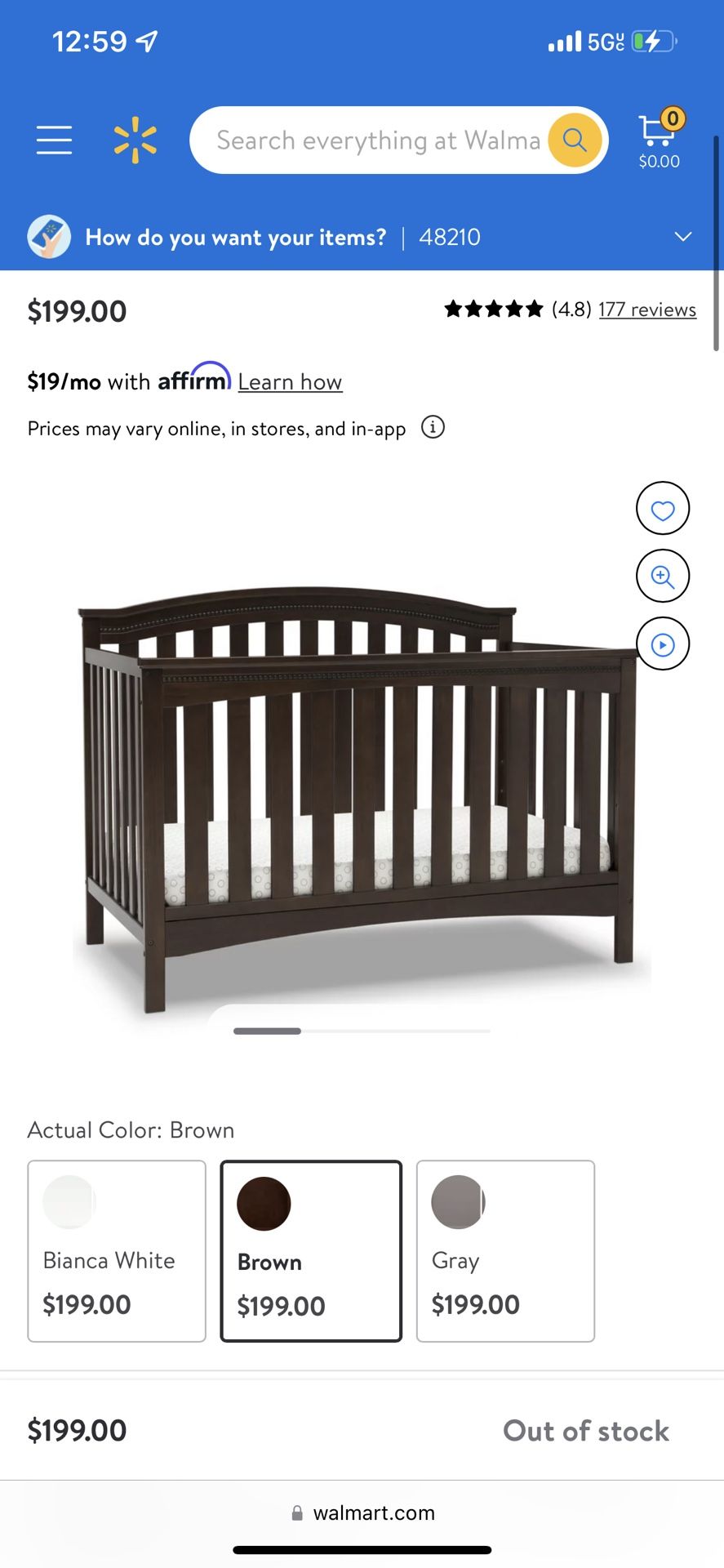 Delta 6 In 1 Crib
