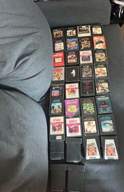 Atari 2600 Game Cartridge Lot (30+ Games)
