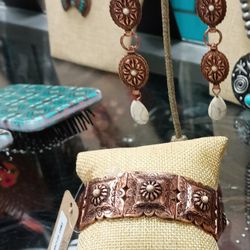 Western Bracelet And Earrings Available At Sofiawesternboutique