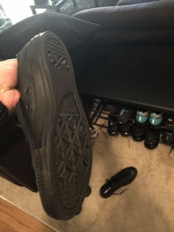 Black Leather converse