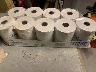 3 1/8 BPA cash register tape rolls