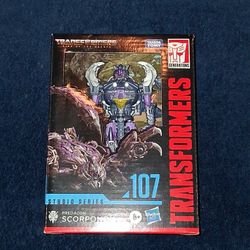 Transformers Studio Series 107 Deluxe Predacon Scorponok action figure