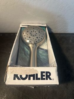 KOHLER Claro R30237-G-BN 4 Spray Handheld Shower Head in Vibrant Brushed Nickel