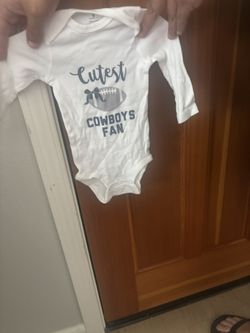 Baby Girl Dallas Cowboys Onesie