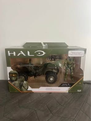 Jazwares World of Halo - MONGOOSE Vehicle with Master Chief + Rocket Launcher