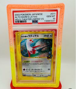 PSA10 Alto Mares Latias Holo Theater Limited VS 2002 Pokemon Card GEMMT