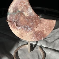 Amethyst moon with Jasper running through