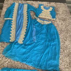 4 pcs Lehenga / Choli Indian Pakistani Dress Only 75$