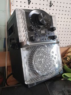 Karaoke Machine with Bluetooth and LED Lights