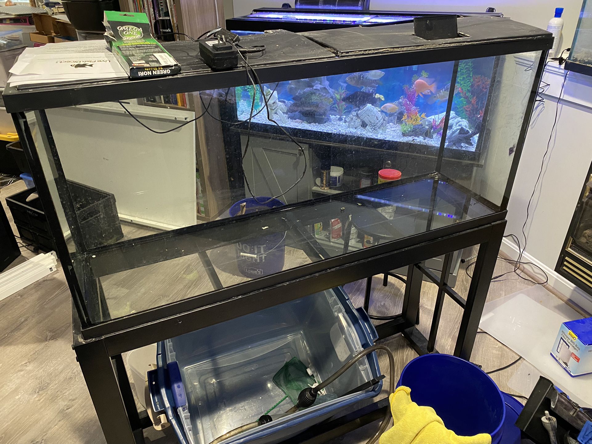 55 Gallon Fish Tank Aquarium With Stand