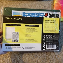 Free Customizable Tablet Sleeve 