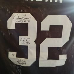 Jim Brown Signed Jersey