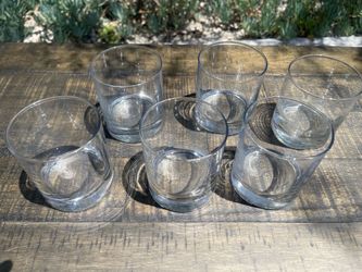 6 matching glasses
