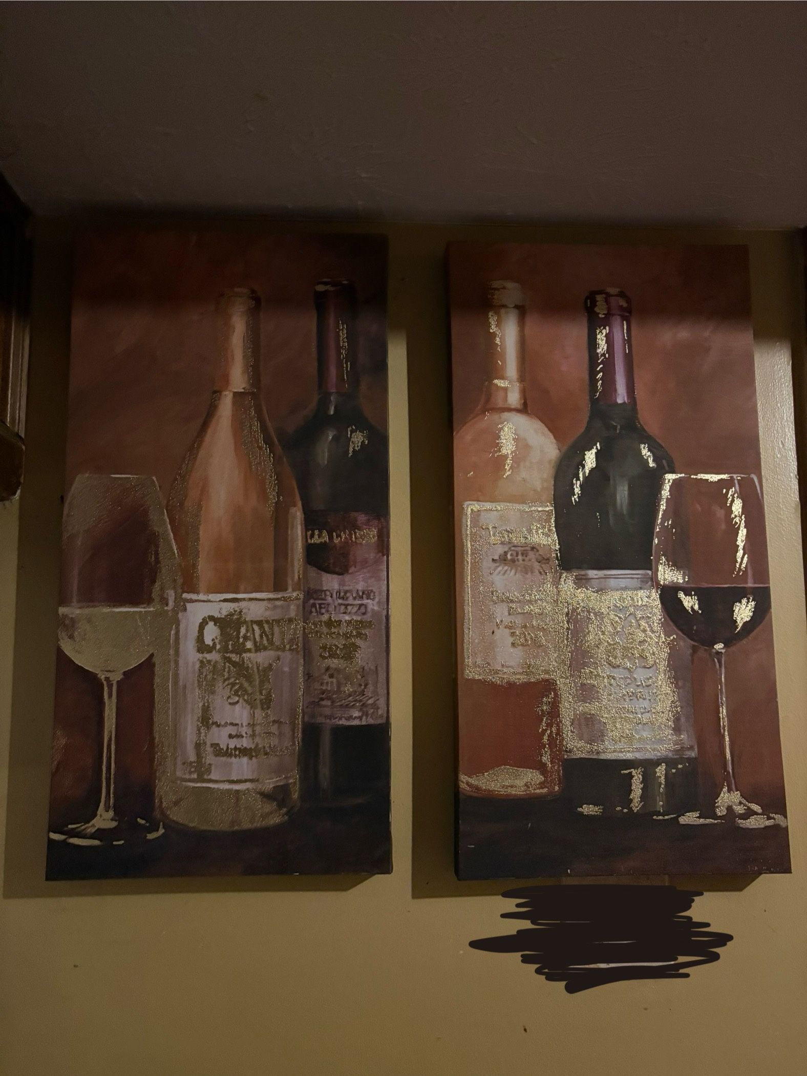 Wine Bottle Wall Art - Set of 2 - $30 (Stone Mountain ONLY