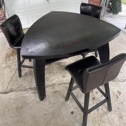 Dining Table Set With Stools And Bench