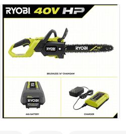 Ryobi chainsaw kit