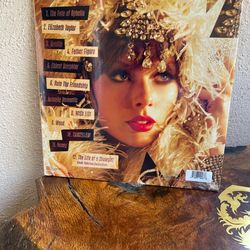 Taylor Swift The Life of a Showgirl Summertime Spritz Pink Shimmer Vinyl Target Exclusive With Giant Poster