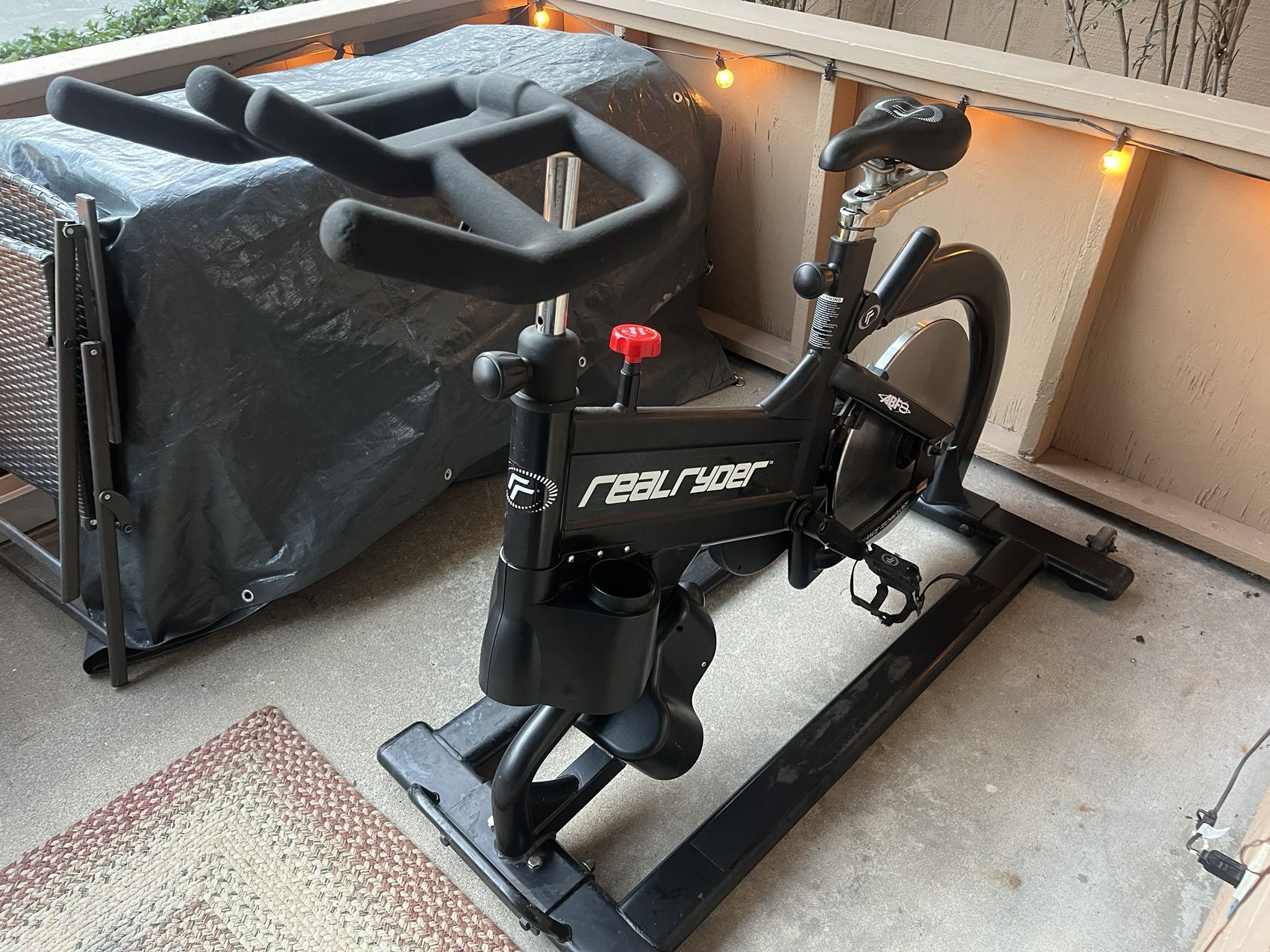 RealRyder Indoor Cycling / Spin Bike — Leaning Motion
