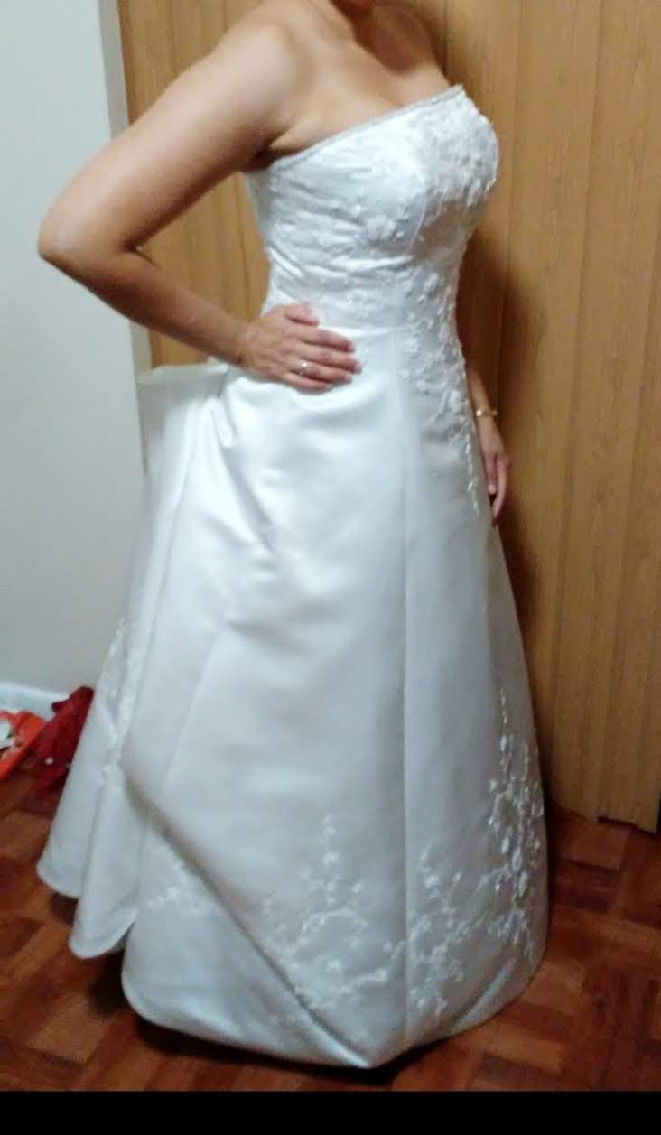 Wedding dress with bolero