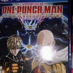 One Punch Man PS4 Game With Data On It