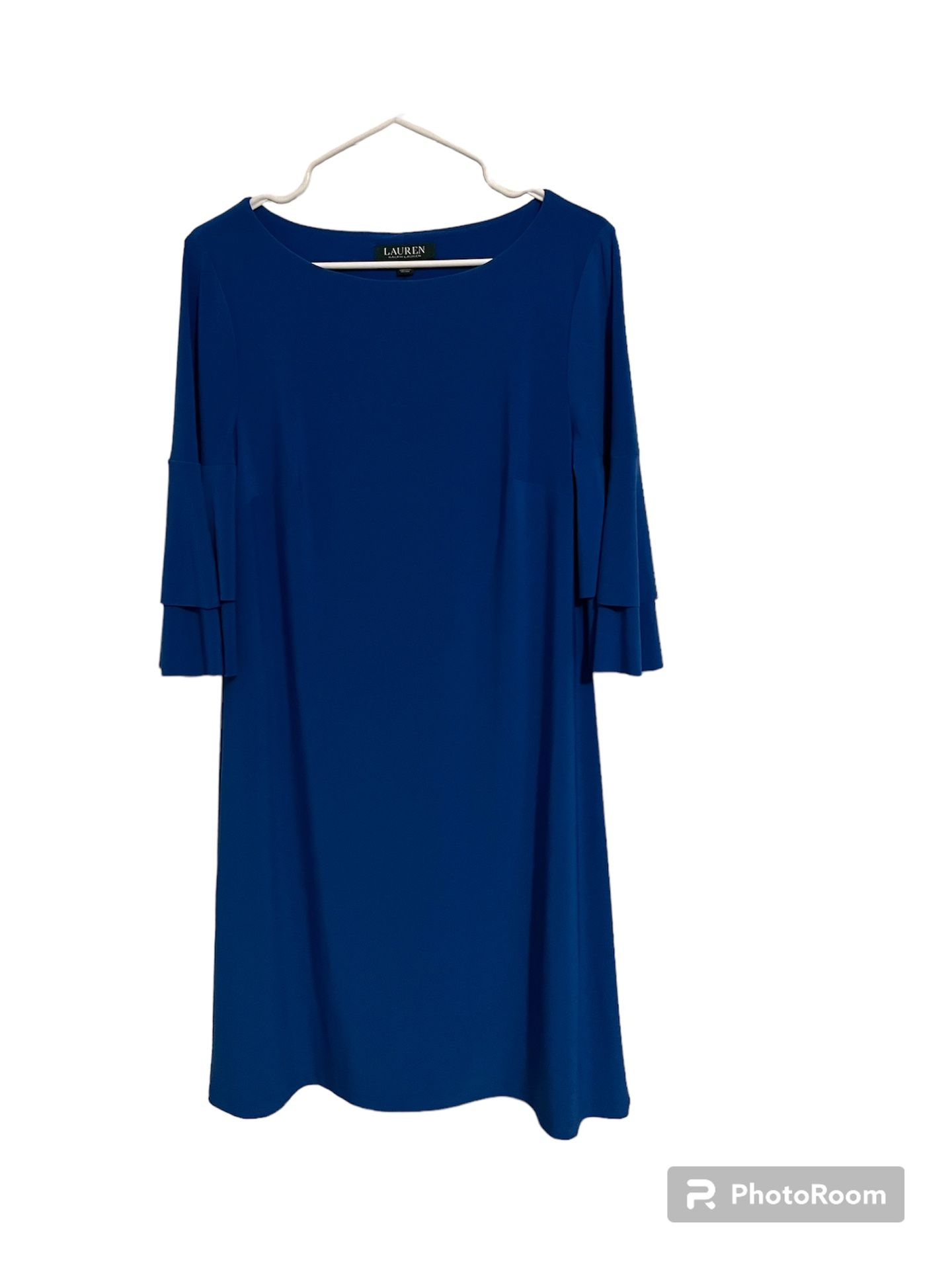 Ralph Lauren dress royal blue business wear, women’s 10