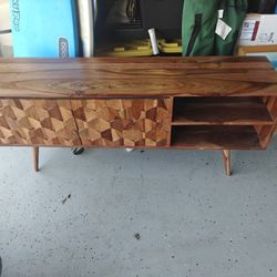 Beautiful wood TV stand