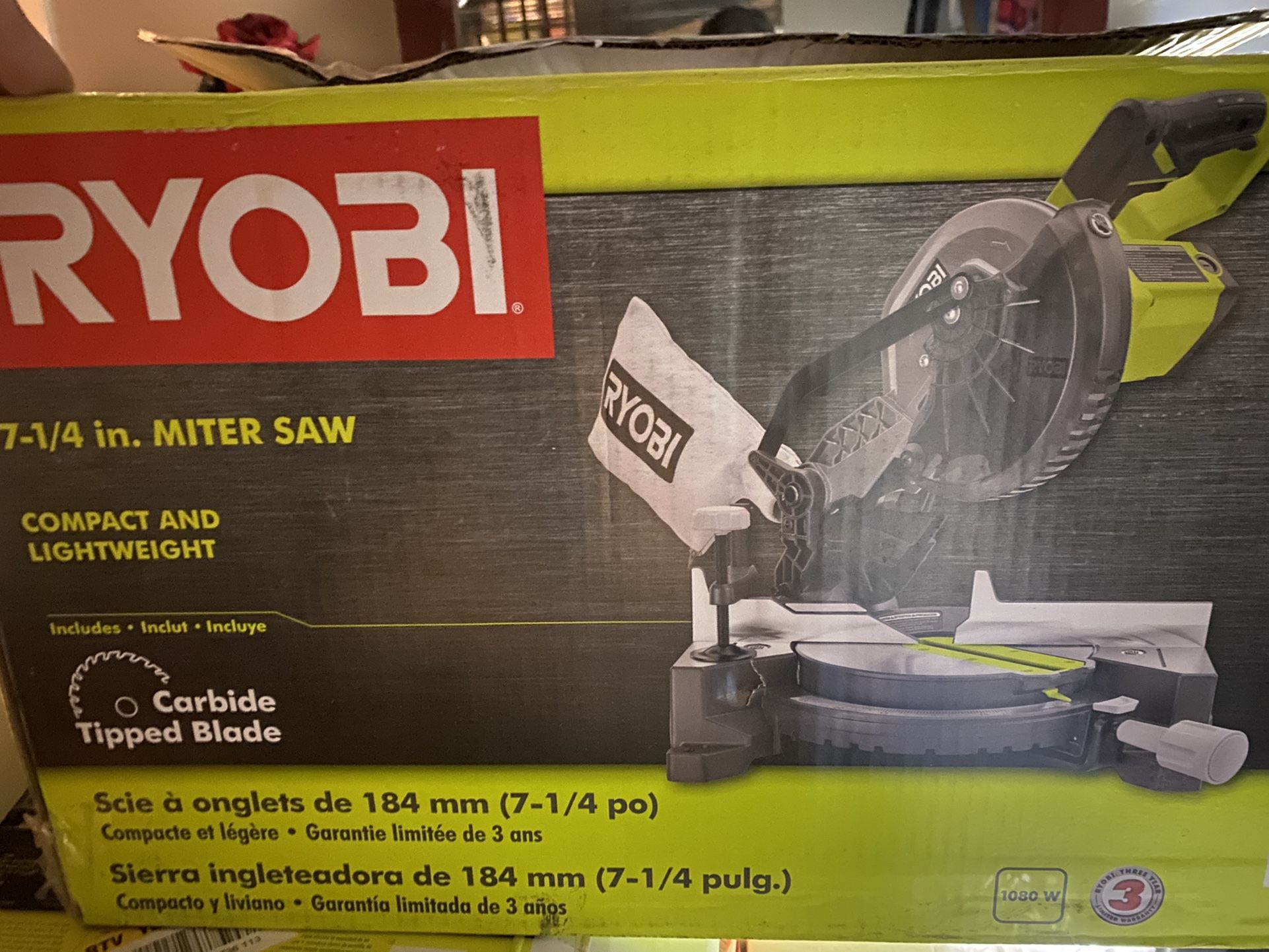 RYOBI 7-1/4 in. Compound Miter Saw