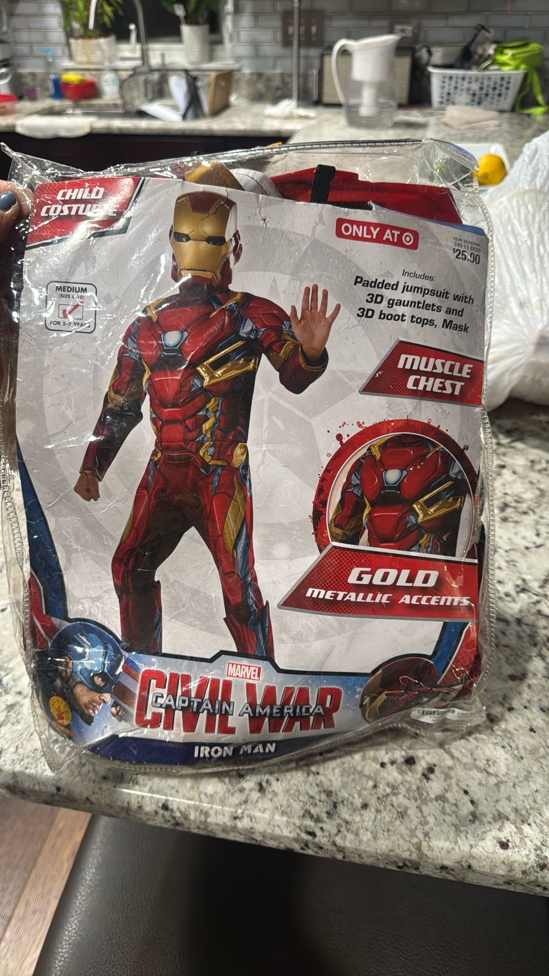 Iron Man Kids Costume